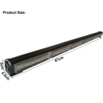 6 LED Bar Light – White Emergency & Traffic Advisor with 14 Flashing Modes-trendlymart (2)