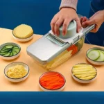 7-in-1 Multifunctional Vegetable Slicer & Grater Set – Manual Kitchen Cutter for Potatoes, Carrots, Cucumbers -trendlymart (14)
