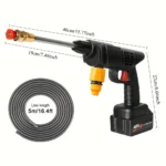 Cordless Electric Pressure Washer 30 Bar (435 PSI) – SQ06 Lithium-Ion Battery-trendlymart (12)
