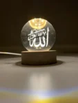 3D Crystal Ball LED Night Lamp – Islamic Calligraphy of Allah ﷻ & Muhammad ﷺ USB Powered-trendlymart (3)