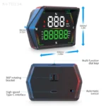 G21 GPS Head Up Display (HUD) – Digital GPS Speedometer MPHKMH with Overspeed Alarm & Compass -trendlymart (4)