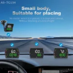 G21 GPS Head Up Display (HUD) – Digital GPS Speedometer MPHKMH with Overspeed Alarm & Compass -trendlymart (4)