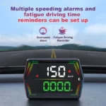 G21 GPS Head Up Display (HUD) – Digital GPS Speedometer MPHKMH with Overspeed Alarm & Compass -trendlymart (4)