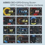 Premium Car Head Up Display OBD2 & GPS Advanced HUD Pakistan-trendlymart (23)