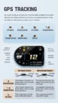 Premium Car Head Up Display OBD2 & GPS Advanced HUD Pakistan-trendlymart (23)